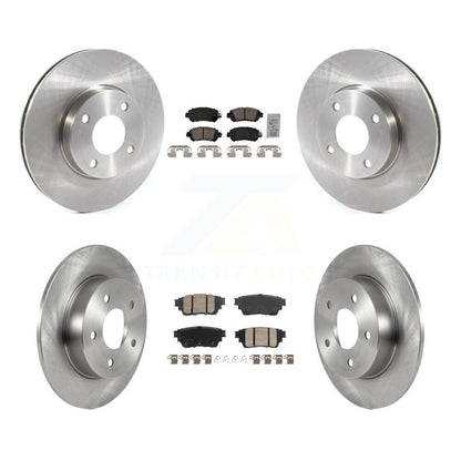 Kit de rotors de frein à plaquettes en céramique avant et arrière, pour Nissan kick S avec frein arrière à tambour