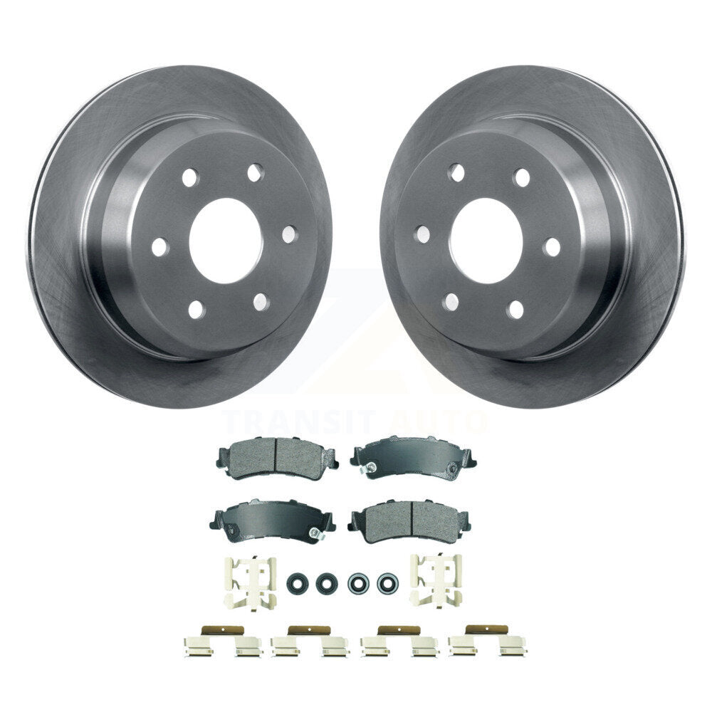 Kit de rotor de frein arrière et de plaquettes semi-métalliques pour Chevrolet GMC Silverado 1500 Sierr