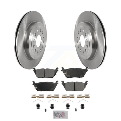 Kit de disques de frein à disque arrière et plaquettes semi-métalliques pour Ram 1500 K8A-107450