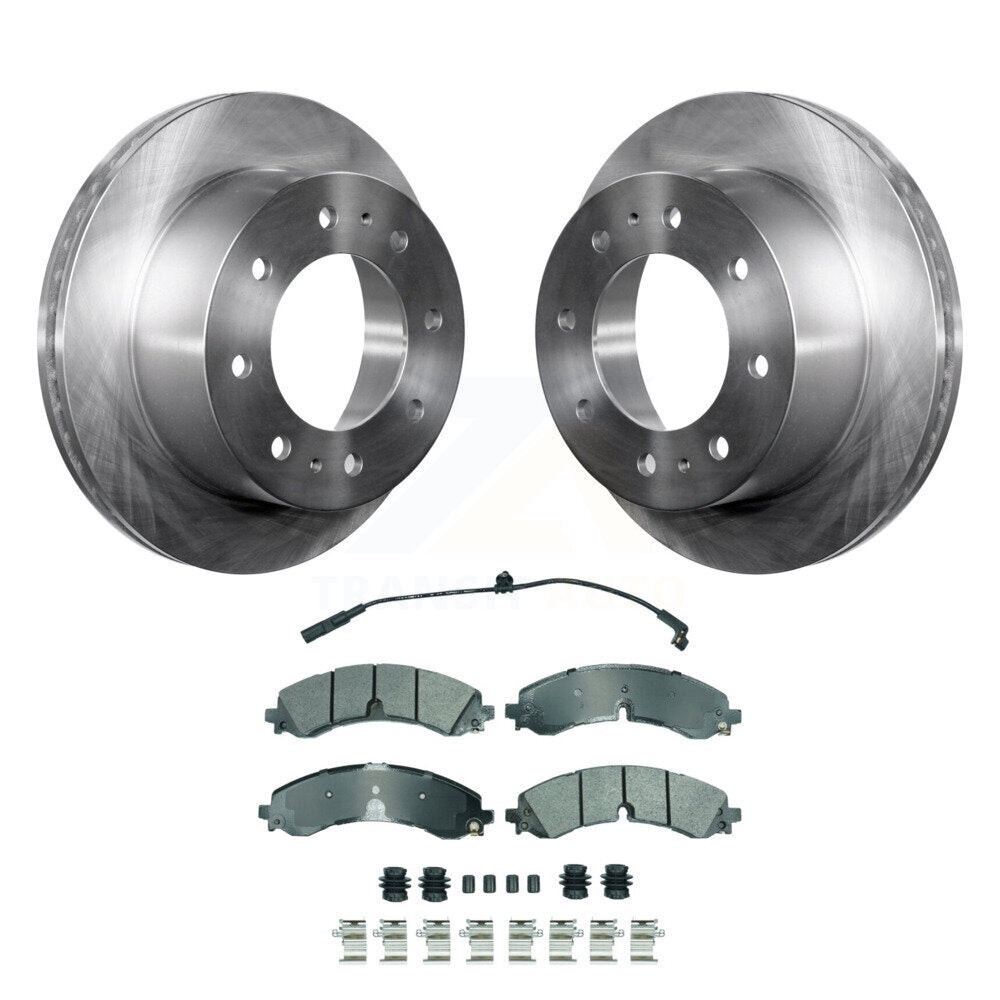 Kit de rotor de frein arrière et de plaquettes semi-métalliques pour GMC Chevrolet Sierra 2500 HD 350