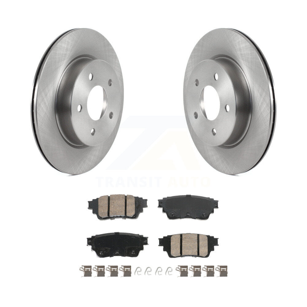 Kit de disques de frein à disque arrière et plaquettes en céramique pour Nissan Rogue K8A-107476
