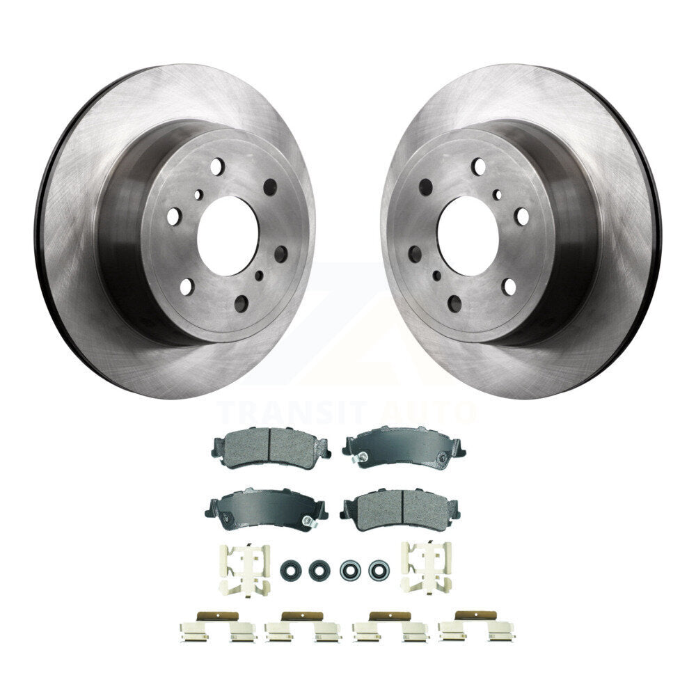 Kit de disques de frein à disque arrière et plaquettes semi-métalliques pour GMC Sierra 1500 Classic