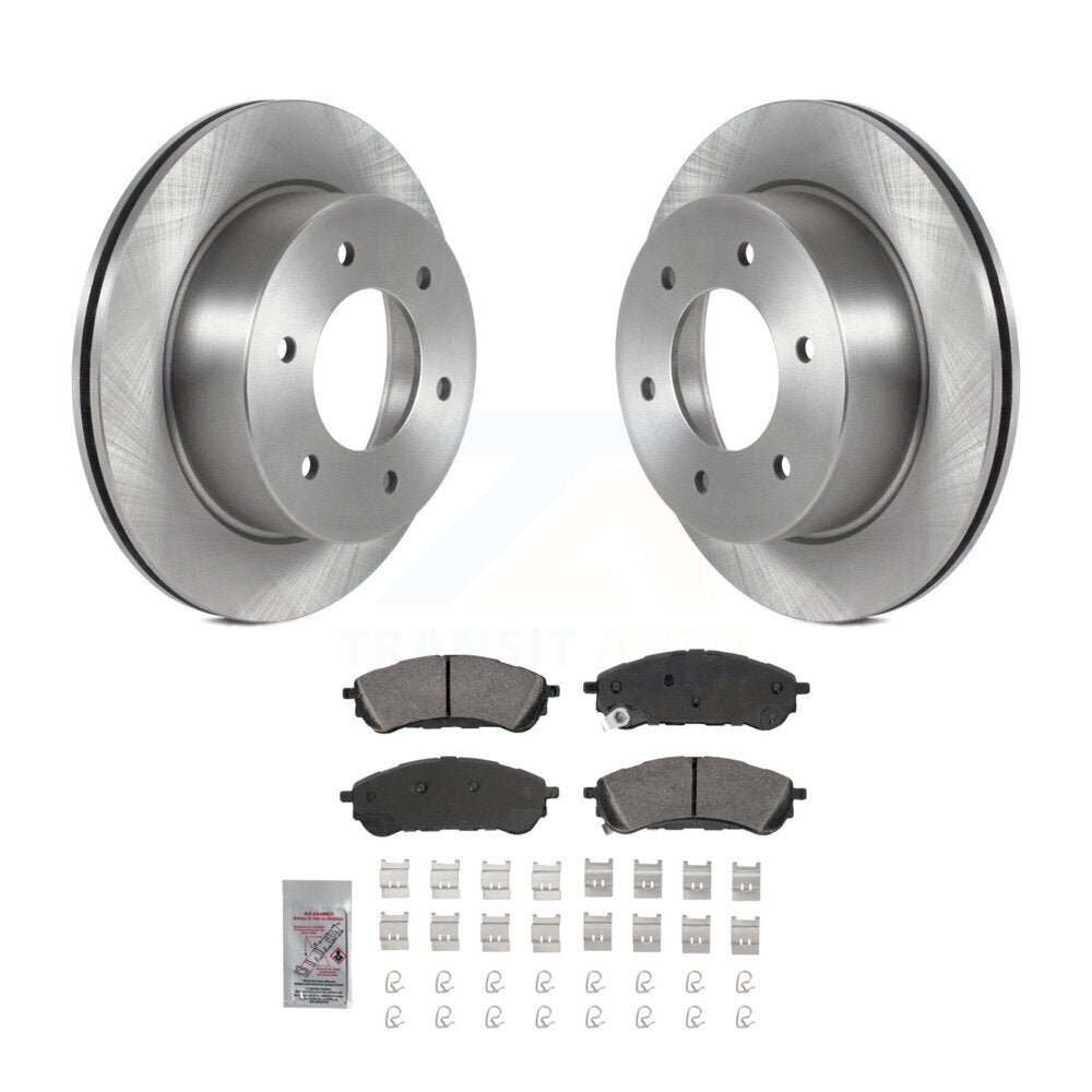 Kit de rotors de frein à disque arrière et de plaquettes en céramique pour Ford Ranger 2019-2023 K8A-10748