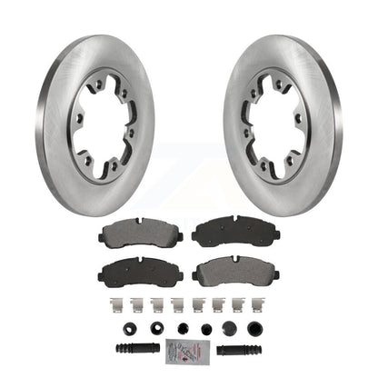Kit de disques de frein à disque arrière et plaquettes semi-métalliques pour Ford Transit-350 HD AWD
