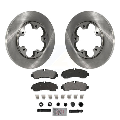 Kit de disques de frein arrière et de plaquettes semi-métalliques pour Ford Transit-350 avec roue à 5 écrous