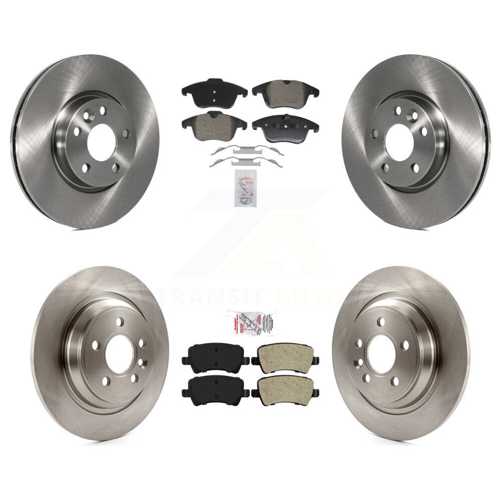Kit de plaquettes semi-métalliques avant et arrière et disques de frein, pour Volvo S60 K8A-10755