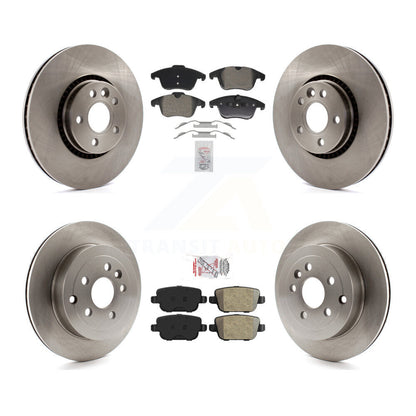 Kit de plaquettes semi-métalliques avant et arrière et Rotor de frein à disque pour Land Rover LR 2008 – 2011