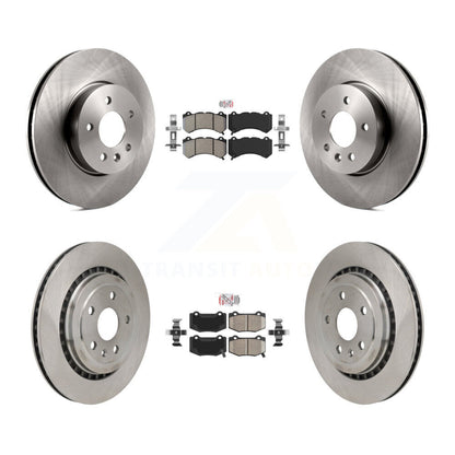 Kit de plaquettes en céramique et de Rotor de frein à disque, semi-métalliques, avant et arrière, pour Cadillac ATS