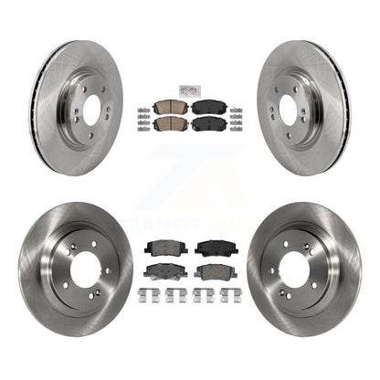 Kit de plaquettes de frein en céramique et disques de frein avant et arrière, pour Hyundai Sonata Kia Niro EV K