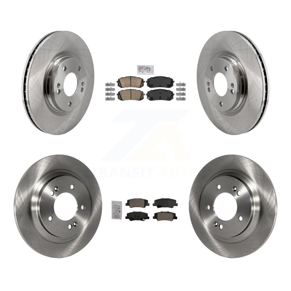 Kit de plaquettes de frein en céramique et disques de frein avant et arrière, pour Hyundai Sonata Kia Niro EV K