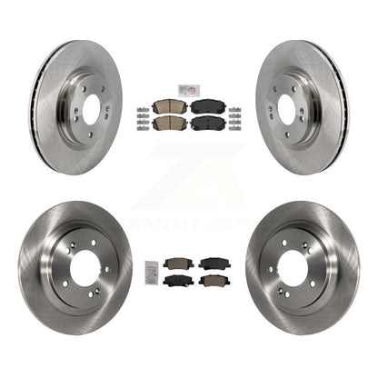 Kit de plaquettes de frein en céramique et disques de frein avant et arrière, pour Hyundai Sonata Kia Niro EV K