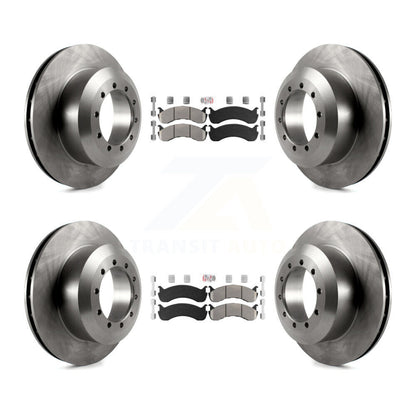 Kit de plaquettes semi-métalliques avant et arrière et Rotor de frein, pour châssis de camping-car Ford F-53