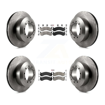 Kit de plaquettes semi-métalliques avant et arrière et Rotor de frein, pour châssis de camping-car Ford F-53