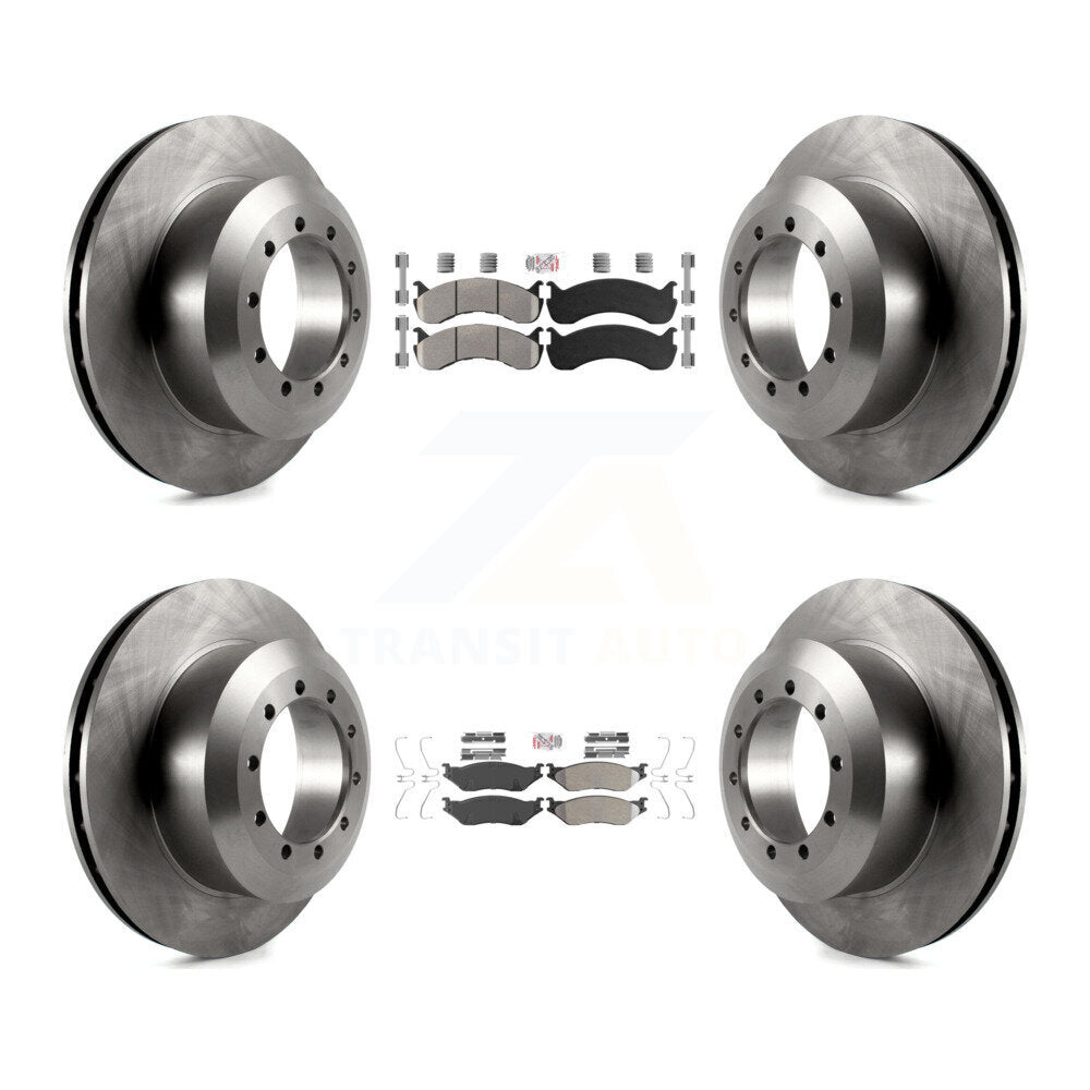 Kit de plaquettes semi-métalliques avant et arrière et Rotor de frein, pour châssis de camping-car Ford F-53
