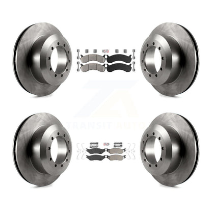 Kit de plaquettes semi-métalliques avant et arrière et Rotor de frein, pour châssis de camping-car Ford F-53
