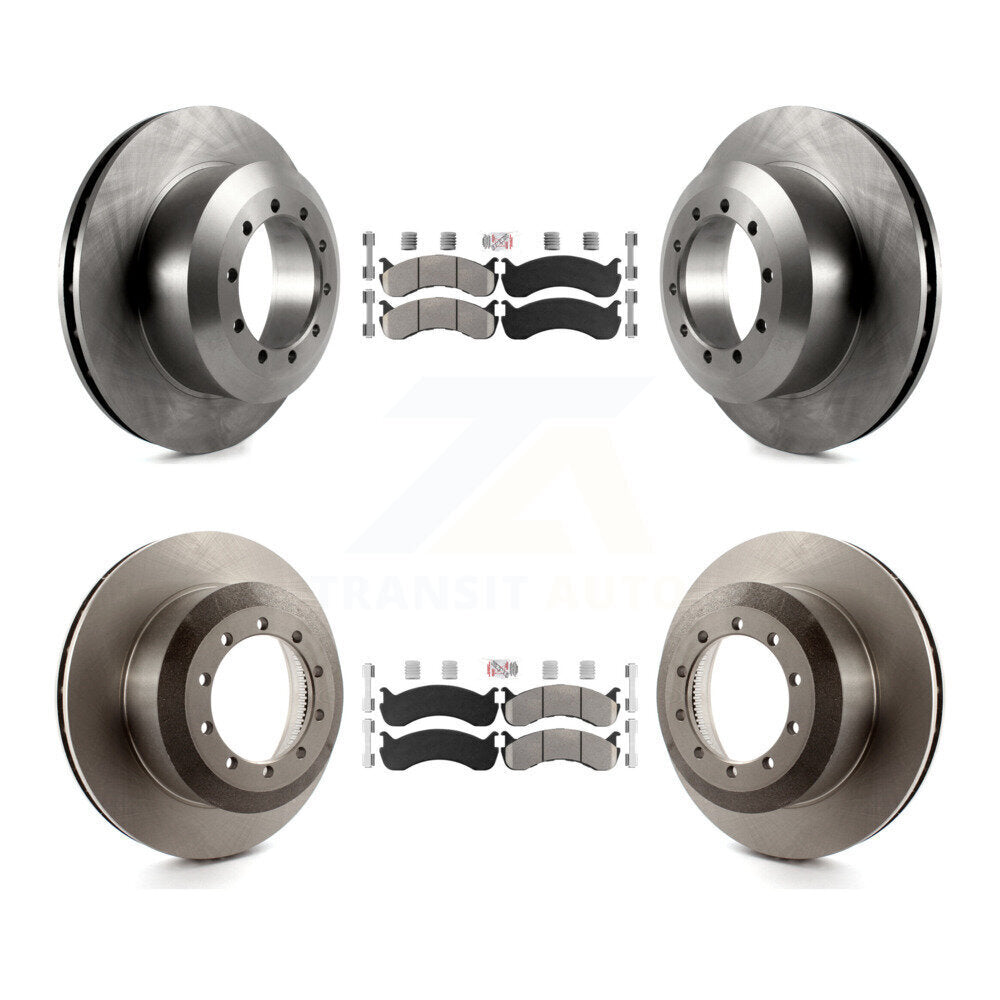 Kit de plaquettes semi-métalliques avant et arrière et Rotor de frein, pour châssis de camping-car Ford F-53