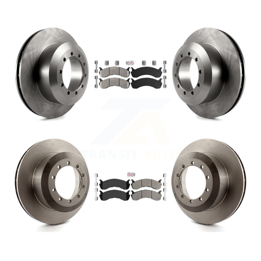 Kit de plaquettes semi-métalliques avant et arrière et Rotor de frein, pour châssis de camping-car Ford F-53