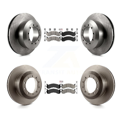 Kit de plaquettes semi-métalliques avant et arrière et Rotor de frein, pour châssis de camping-car Ford F-53