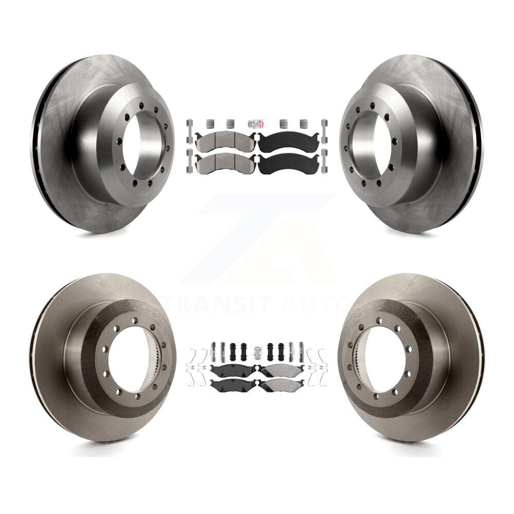 Kit de plaquettes semi-métalliques avant et arrière et Rotor de frein, pour châssis de camping-car Ford F-53