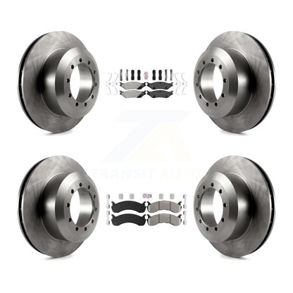 Kit de plaquettes semi-métalliques avant et arrière et Rotor de frein, pour châssis de camping-car Ford F-53