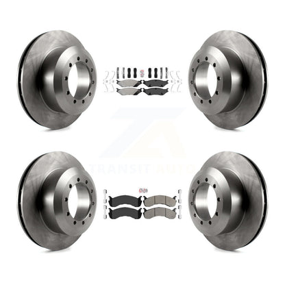 Kit de plaquettes semi-métalliques avant et arrière et Rotor de frein, pour châssis de camping-car Ford F-53