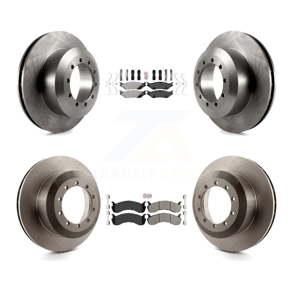 Kit de plaquettes semi-métalliques avant et arrière et Rotor de frein, pour châssis de camping-car Ford F-53