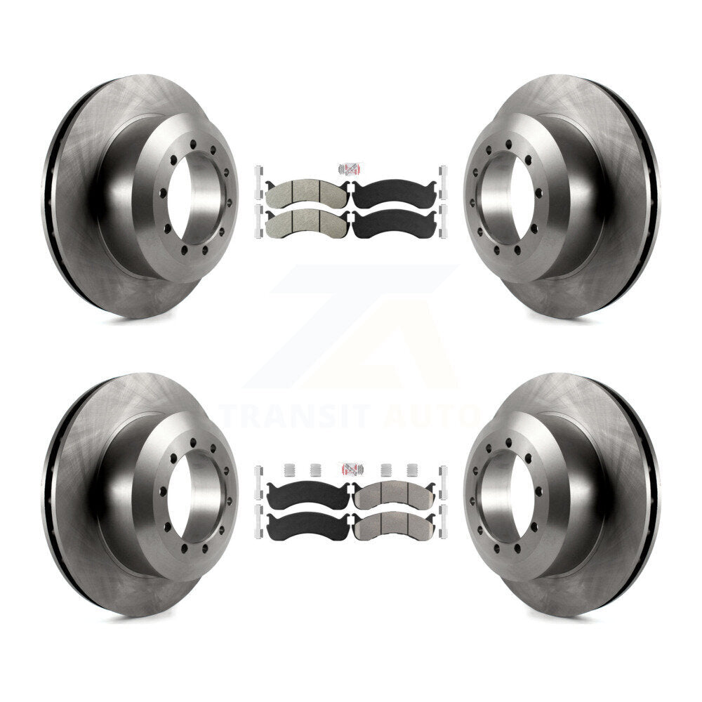 Kit de plaquettes semi-métalliques avant et arrière et Rotor de frein, pour châssis de camping-car Ford F-53
