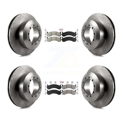 Kit de plaquettes semi-métalliques avant et arrière et Rotor de frein, pour châssis de camping-car Ford F-53