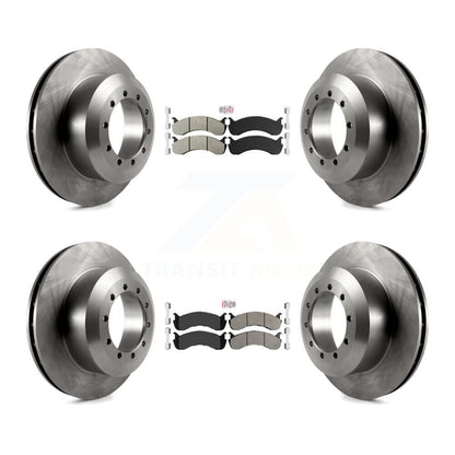 Kit de plaquettes semi-métalliques avant et arrière et Rotor de frein, pour châssis de camping-car Ford F-53