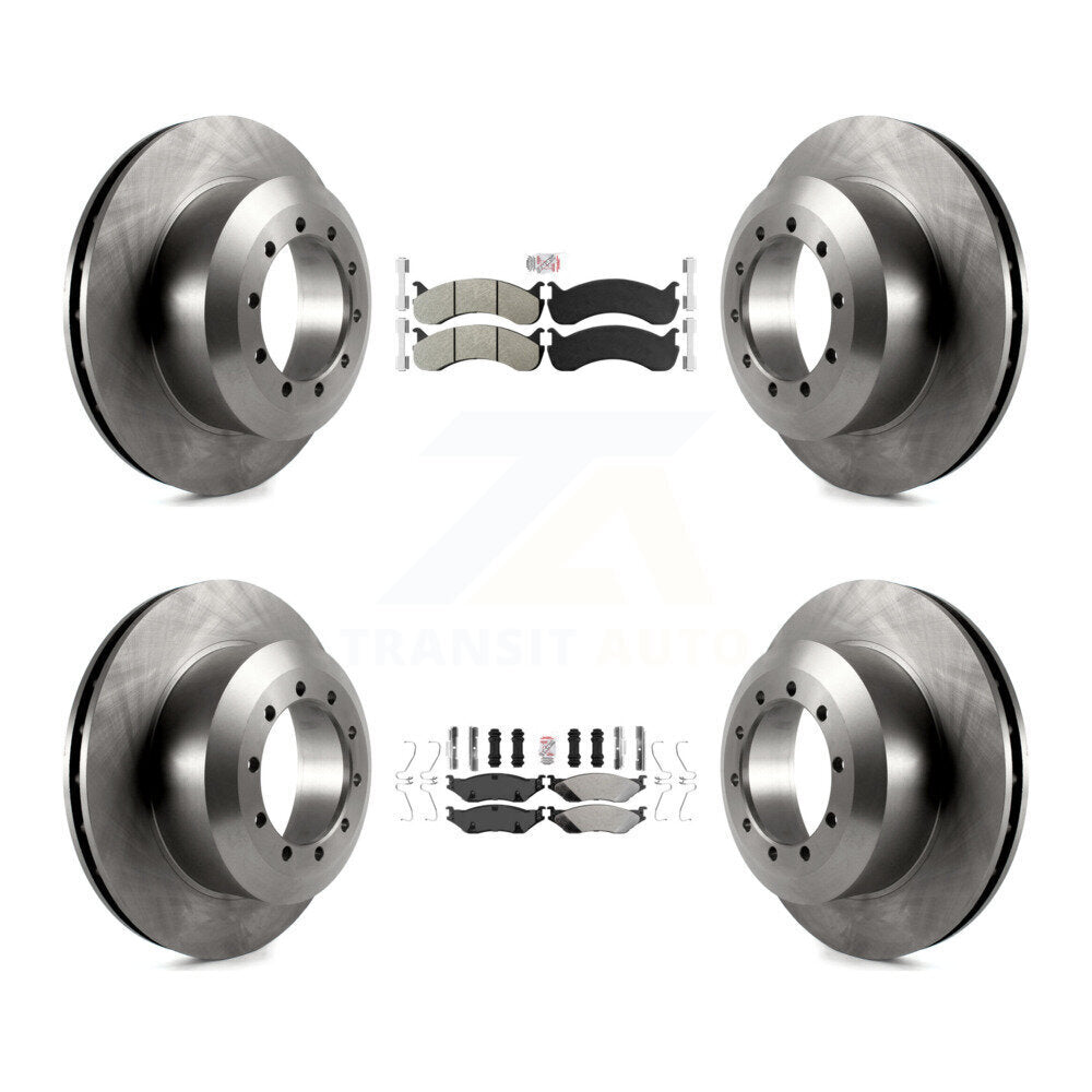 Kit de plaquettes semi-métalliques avant et arrière et Rotor de frein, pour châssis de camping-car Ford F-53
