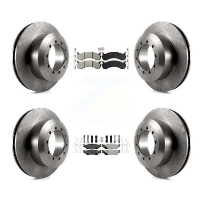 Kit de plaquettes semi-métalliques avant et arrière et Rotor de frein, pour châssis de camping-car Ford F-53
