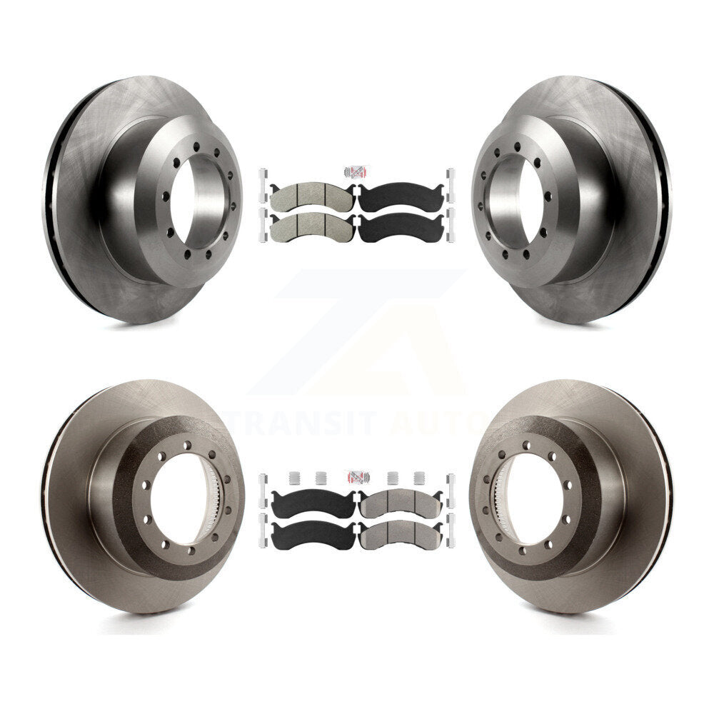 Kit de plaquettes semi-métalliques avant et arrière et Rotor de frein, pour châssis de camping-car Ford F-53