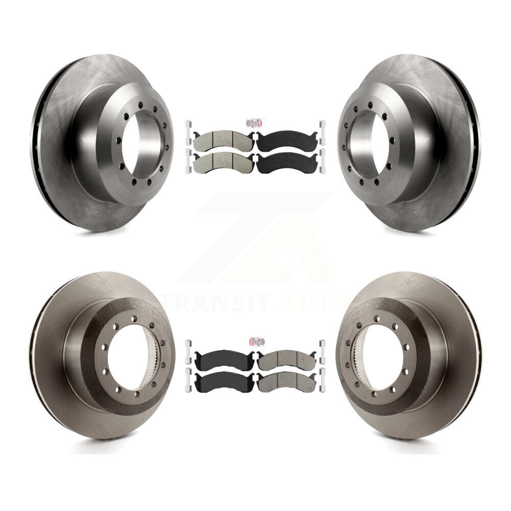 Kit de plaquettes semi-métalliques avant et arrière et Rotor de frein, pour châssis de camping-car Ford F-53
