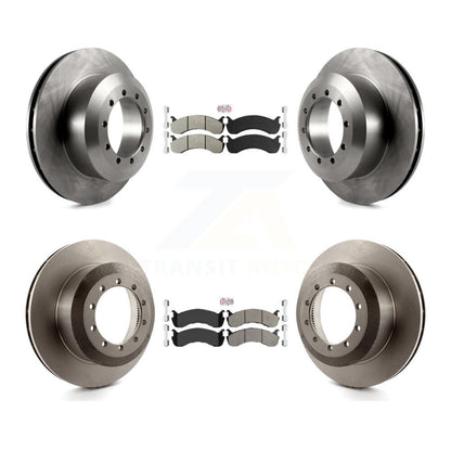 Kit de plaquettes semi-métalliques avant et arrière et Rotor de frein, pour châssis de camping-car Ford F-53