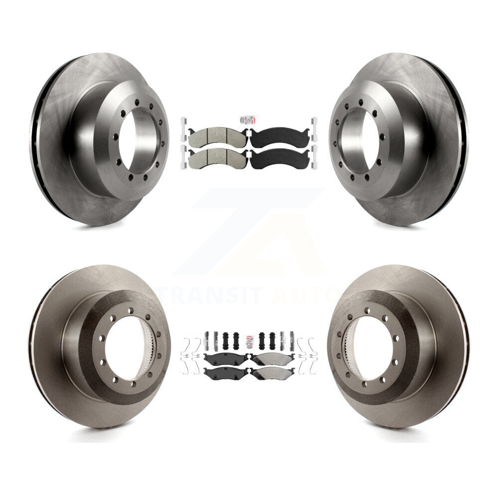 Kit de plaquettes semi-métalliques avant et arrière et Rotor de frein, pour châssis de camping-car Ford F-53