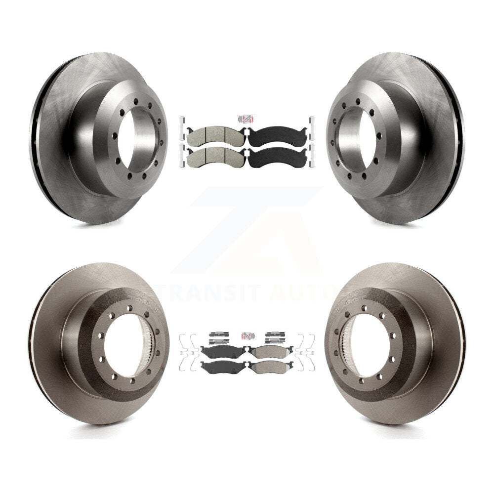Kit de plaquettes semi-métalliques avant et arrière et Rotor de frein, pour châssis de camping-car Ford F-53