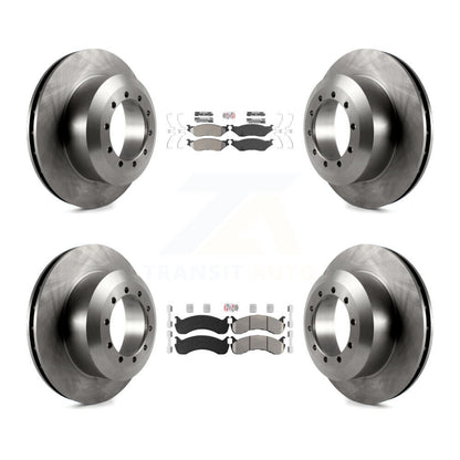 Kit de plaquettes semi-métalliques avant et arrière et Rotor de frein, pour châssis de camping-car Ford F-53