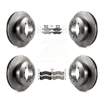 Kit de plaquettes semi-métalliques avant et arrière et Rotor de frein, pour châssis de camping-car Ford F-53