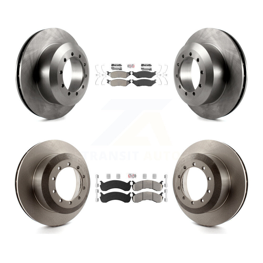 Kit de plaquettes semi-métalliques avant et arrière et Rotor de frein, pour châssis de camping-car Ford F-53