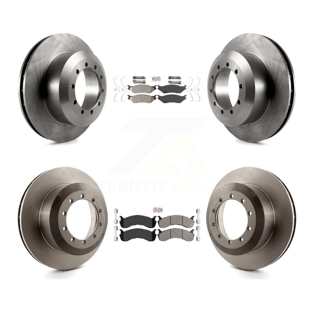 Kit de plaquettes semi-métalliques avant et arrière et Rotor de frein, pour châssis de camping-car Ford F-53