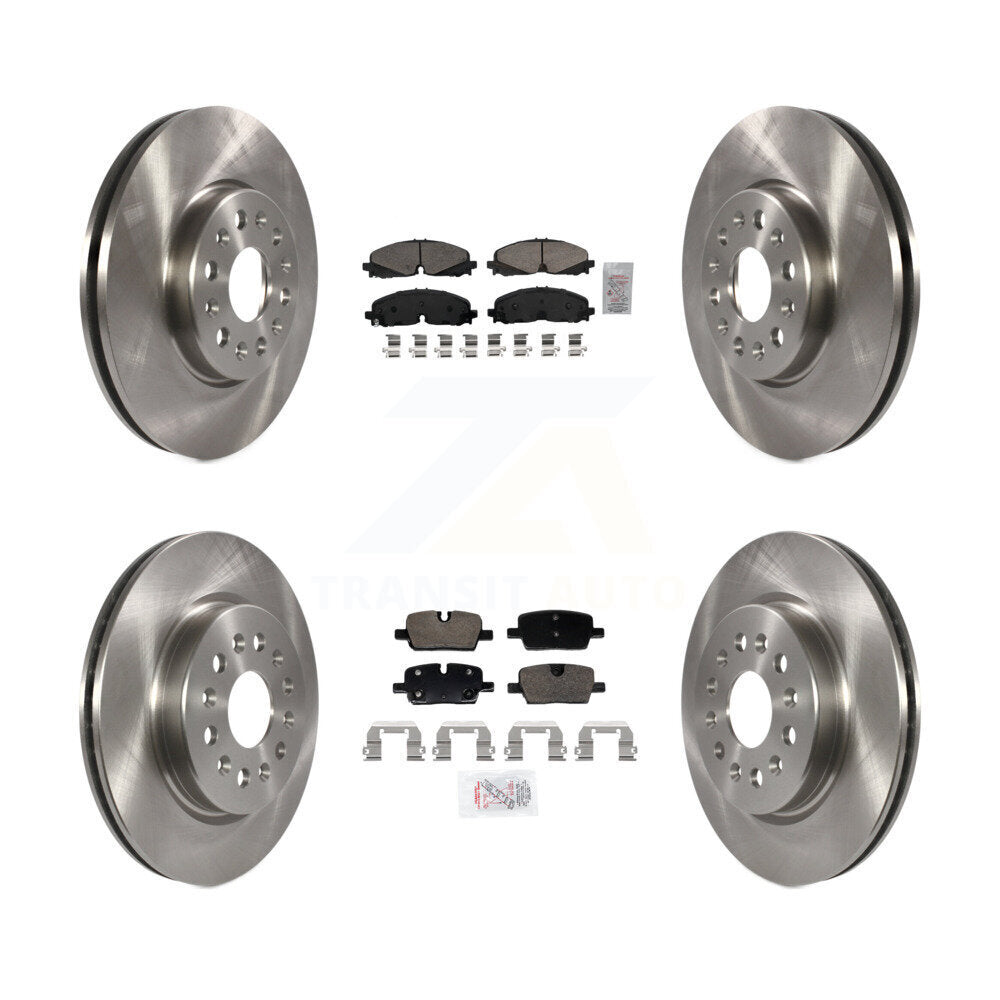 Kit de rotors de frein à plaquettes en céramique avant et arrière, pour Chevrolet Traverse Blazer GMC Acadi