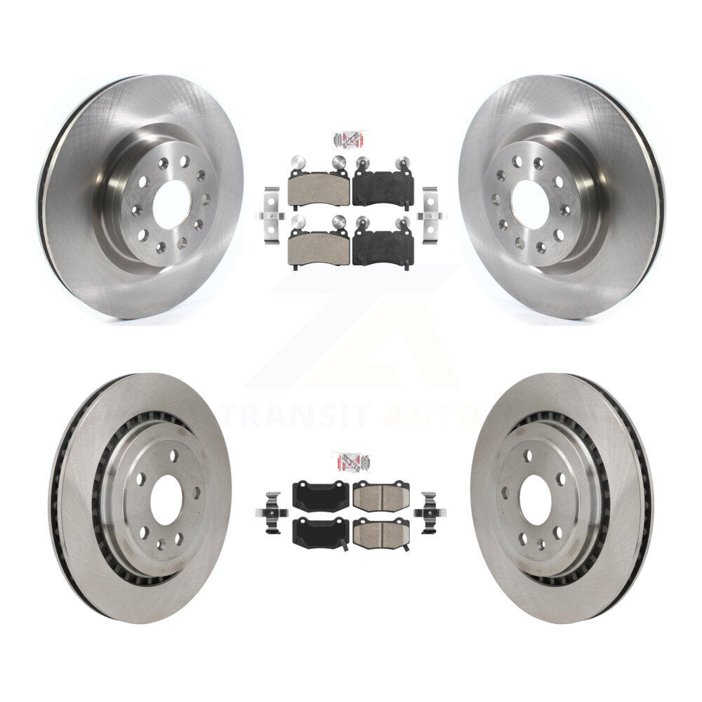 Kit de plaquettes en céramique et de Rotor de frein à disque, semi-métalliques, avant et arrière, pour Chevrolet Camar