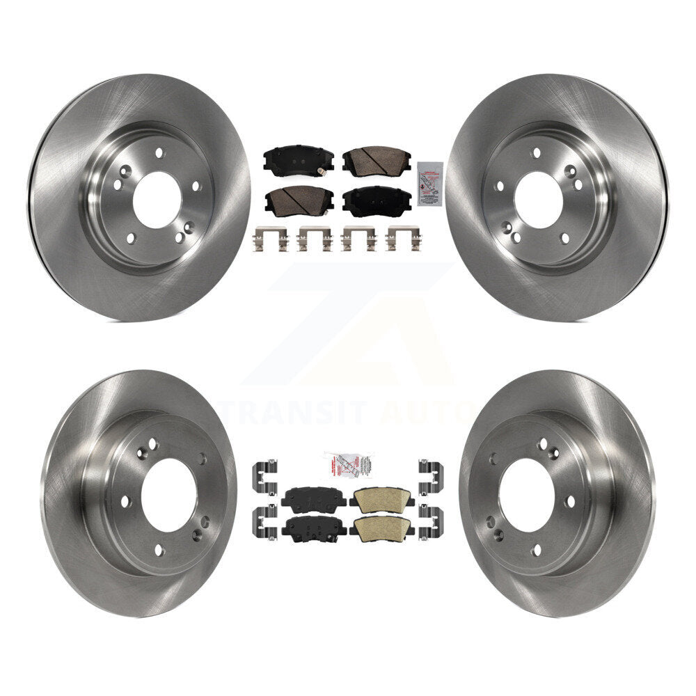 Kit de plaquettes en céramique et de disques de frein avant et arrière, pour Kia Soul K8A-107599