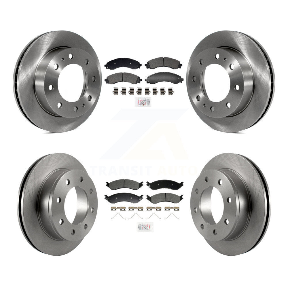 Kit de rotors de frein à disque à plaquettes semi-métalliques avant et arrière, pour GMC Savana 2500 Chevrole