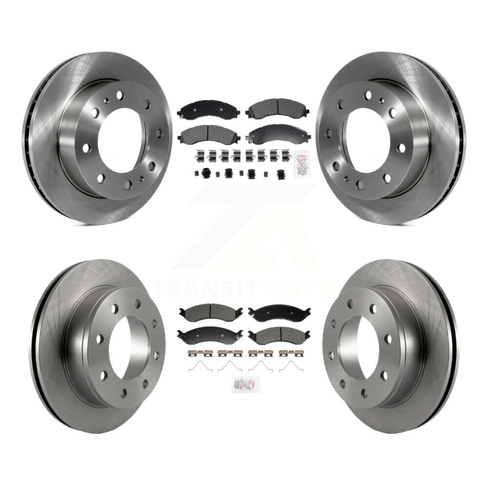 Kit de rotors de frein à disque à plaquettes semi-métalliques avant et arrière, pour GMC Savana 2500 Chevrole