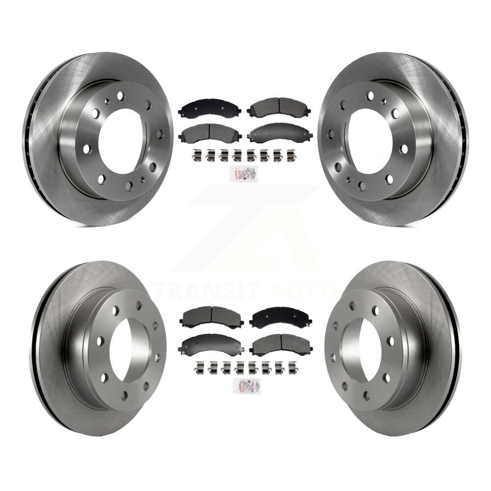 Kit de rotors de frein à disque à plaquettes semi-métalliques avant et arrière, pour GMC Savana 2500 Chevrole