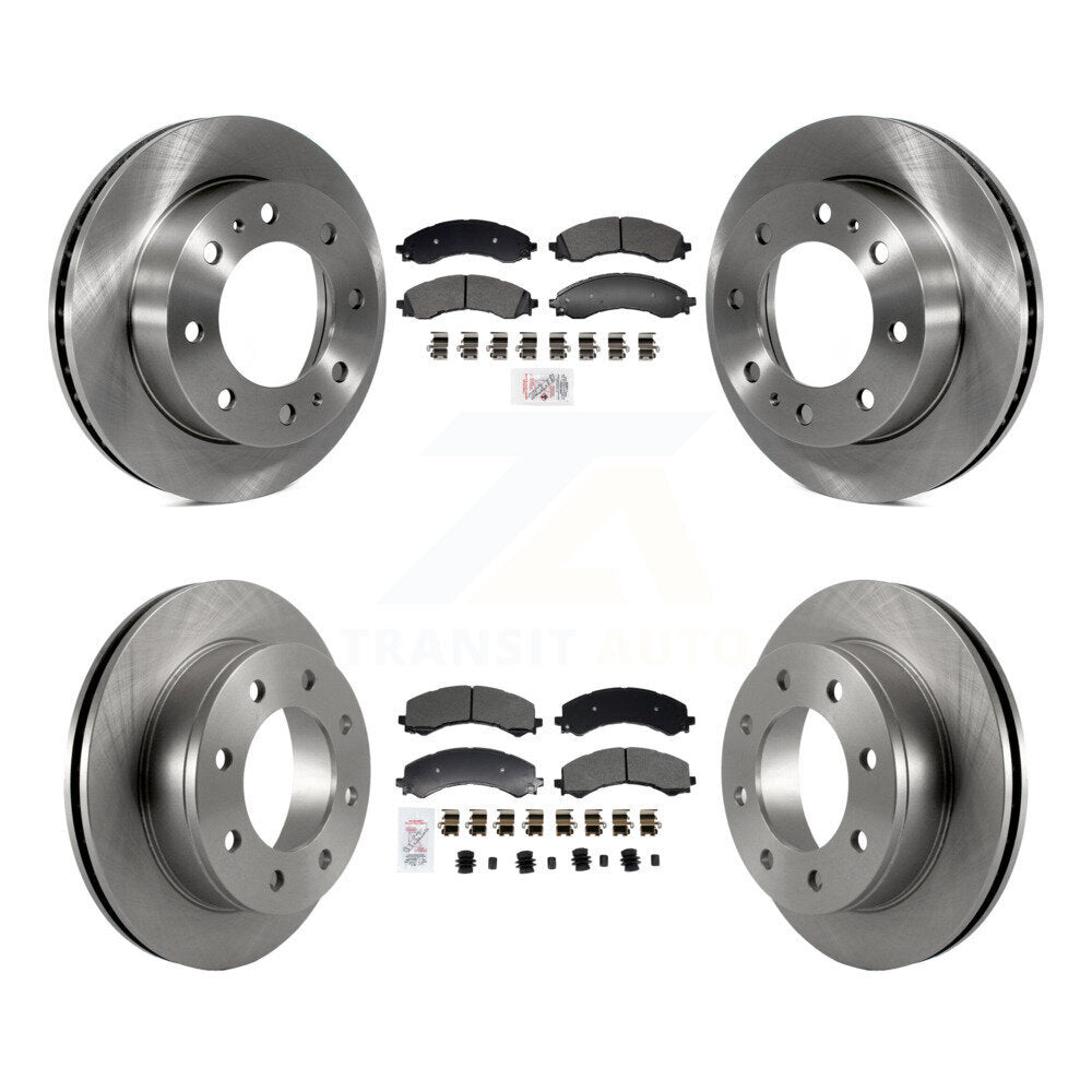 Kit de rotors de frein à disque à plaquettes semi-métalliques avant et arrière, pour GMC Savana 2500 Chevrole