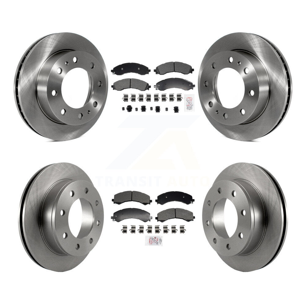 Kit de rotors de frein à disque à plaquettes semi-métalliques avant et arrière, pour GMC Savana 2500 Chevrole