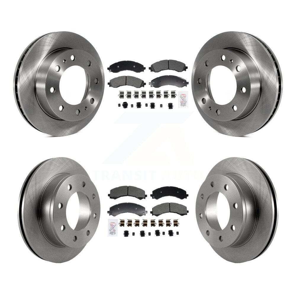 Kit de rotors de frein à disque à plaquettes semi-métalliques avant et arrière, pour GMC Savana 2500 Chevrole