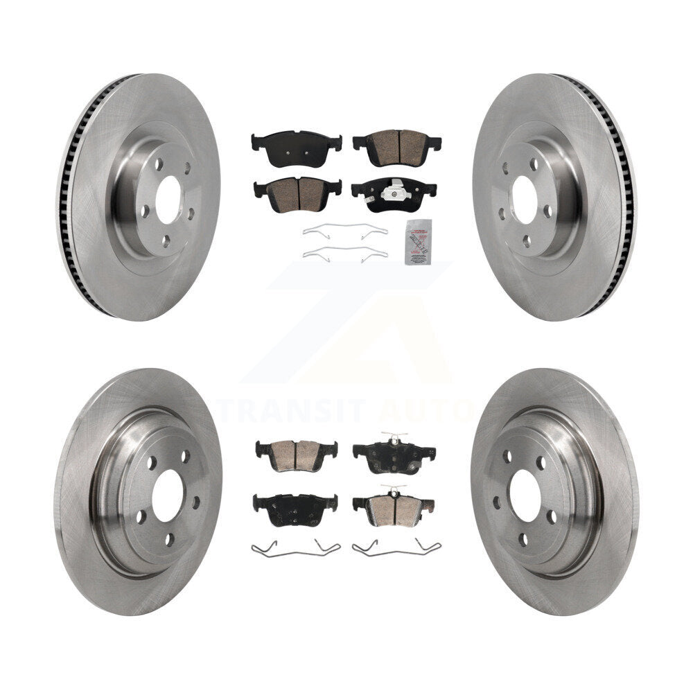 Kit de plaquettes en céramique et de rotors de frein à disque avant et arrière, pour Ford Maverick 2022 – 2023